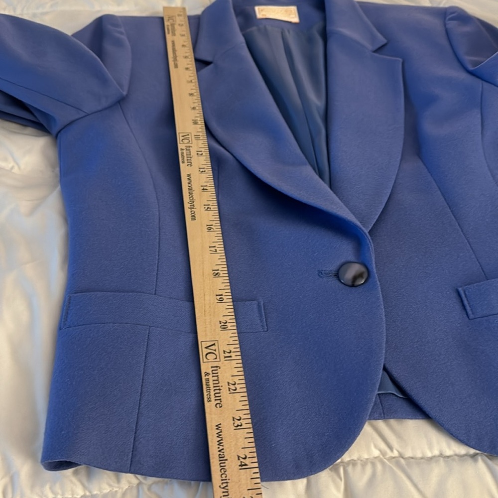 Pendleton Vintage Solid Periwinkle Virgin Wool Si… - image 6